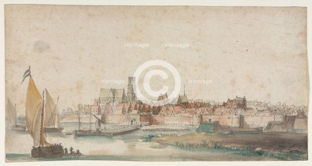 View of St. Geertruidenberg, 1600s. Creator: Unknown.