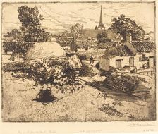 View of St.-Jean-de-Mont, Vendee (Vue de St.-Jean-de-Mont, Vendee), 1892. Creator: Auguste Lepere
