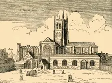 View of St. Mary Overy (c1878). Creator: Unknown