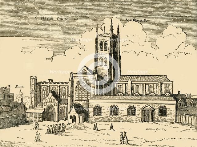 'View of St. Mary Overy', (c1878). Creator: Unknown.