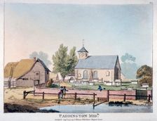 View of St Mary's Church, Paddington, London, 1791. Artist: Anon