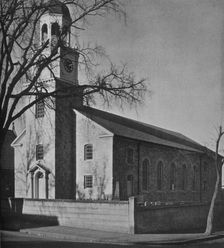 View of St Paul's Church from Main Street, Newburyport, Massachusetts, 1924