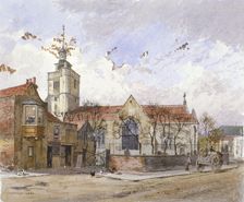 View of St Paul's Church, Hammersmith, London, 1880. Artist: John Crowther