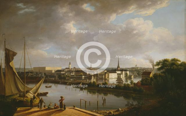 View of Stockholm, 1824. Creator: Thomas Fearnley.