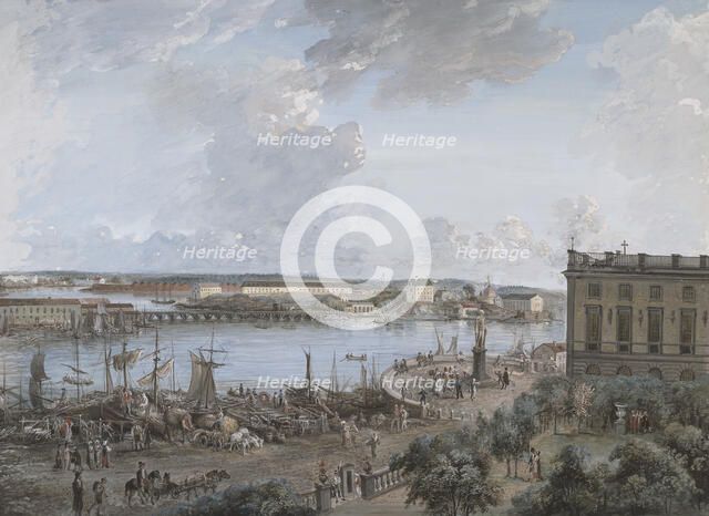 View of Stockholm, c18th century. Creator: Elias Martin.