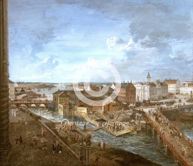 View of Stockholm, c18th century. Creator: Elias Martin.