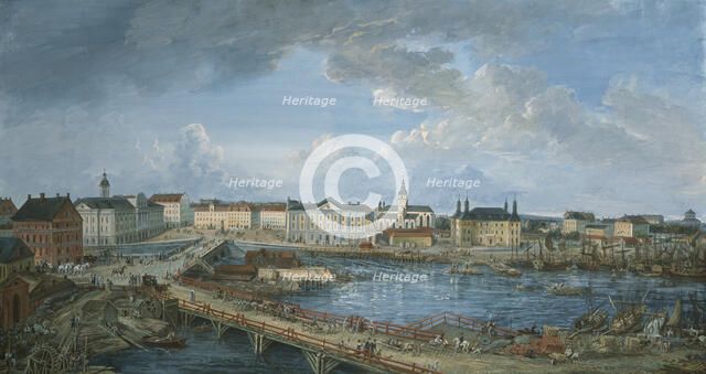 View of Stockholm, c18th century. Creator: Elias Martin.