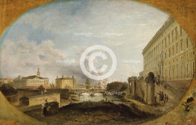 View of Stockholm, c18th century. Creator: Elias Martin.