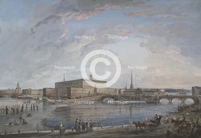 View of Stockholm, c18th century. Creator: Elias Martin.