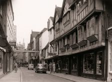 View of Stonegate, York, Yorkshire, 1959