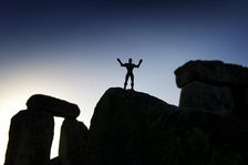 View of Stonehenge during the winter solstice, 2012. Creator: James O Davies