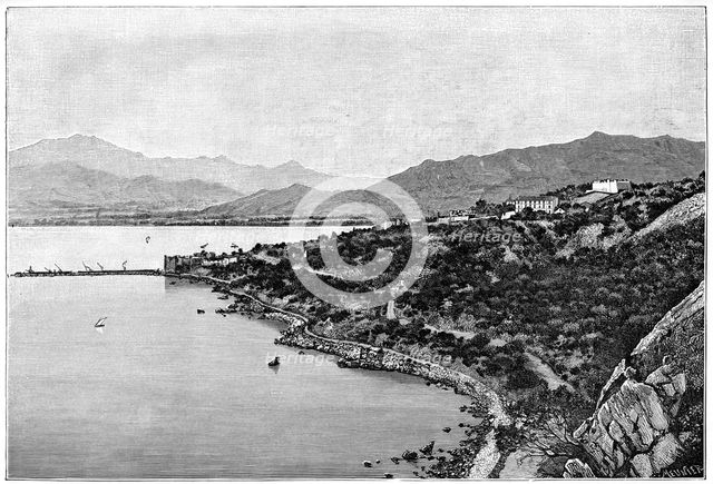 'View of Stora Bay', c1890. Artist: Meunier