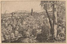 View of Steyr on Enns, 1554. Creator: Hans Sebald Lautensack