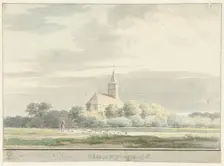 View of Steenwijkerwold, 1732. Creator: Cornelis Pronk
