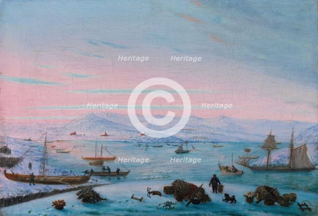 View of Steigen, probably 1830s. Creator: Matthias Stoltenberg.
