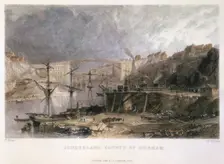 View of Sunderland and the Iron Bridge looking eastwards, 1833. Creator: Unknown