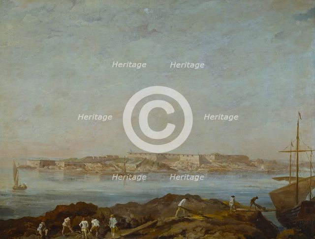 View of Sveaborg, early 1760s. Creator: Augustin Ehrensvard.