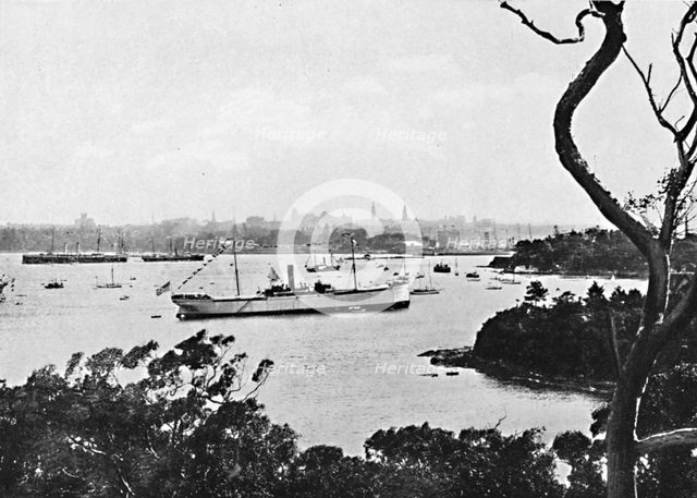 'View of Sydney Harbour from North Shore, No. 2, c1900. Creator: Unknown.