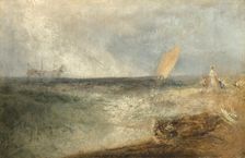 View Off Margate, Evening, c1840. Creator: JMW Turner