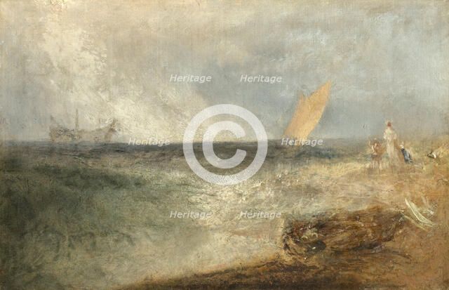 View Off Margate, Evening, c1840. Creator: JMW Turner.