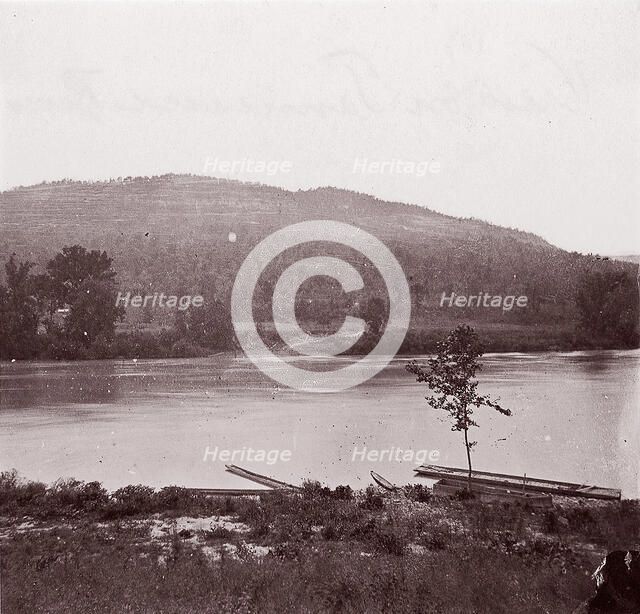 View on Tennessee River, ca. 1864. Creator: George N. Barnard.