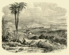 View on the Coast of Sicily 1890. Creator: Unknown