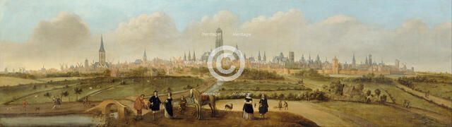 View on the city of Utrecht, c. 1650-1660. Artist: Droochsloot, Jost Cornelisz (1586-1666)