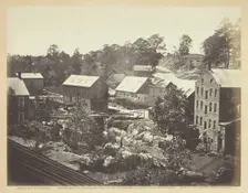 View on the Appomattox River, May 1865. Creator: Alexander Gardner