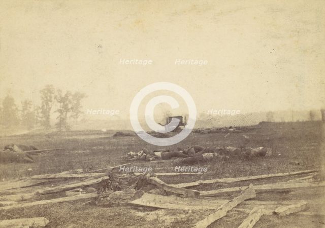View on the Battlefield of Antietam, September 1862, 1862. Creator: Alexander Gardner.