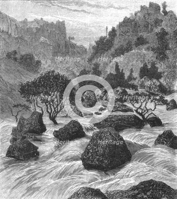 'View on the Bashilo; A journey through Soudan and Western Abyssinia, with Reminiscences..., 1875. Creator: Unknown.