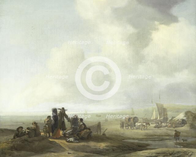 View on the Beach, 1650-1687. Creator: Jacob Esselens.