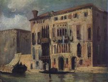 View on the Grand Canal 19th century. Artist: Richard Parkes Bonington