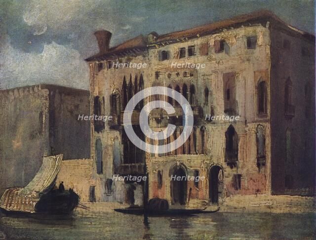 'View on the Grand Canal', 19th century. Artist: Richard Parkes Bonington.