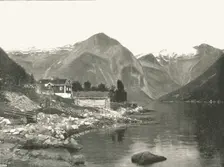 View on the Fjaerlandsfjorden, Sogn, Norway, 1895. Creator: Knud Knudsen