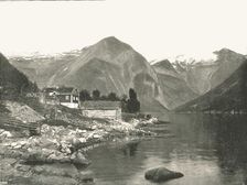 View on the Fjaerlandsfjorden, Sogn, Norway, 1895. Creator: Knud Knudsen