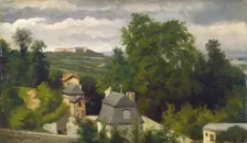 View on the Outskirts of Caen, 1872/1875. Creator: Stanislas Lepine