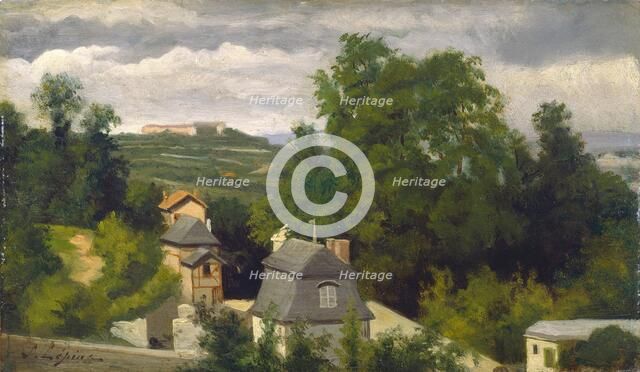 View on the Outskirts of Caen, 1872/1875. Creator: Stanislas Lepine.