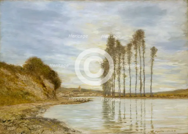 View on the Seine: Harp of the Winds, 1893-95. Creator: Homer Dodge Martin.