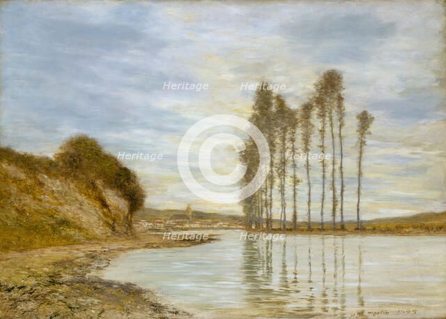 View on the Seine: Harp of the Winds, 1893-95. Creator: Homer Dodge Martin.