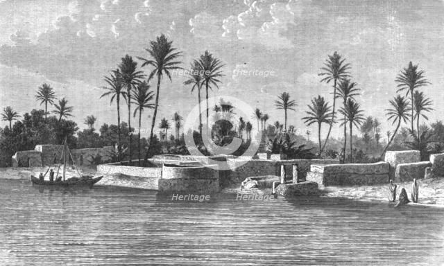 'View on the shores of the Tigris; Journeyings in Mesopotamia', 1875. Creator: Unknown.