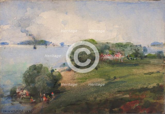 View on the Potomac, 1930. Creator: William Henry Holmes.