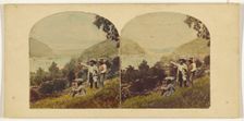 View on the Potomac - Harper's Ferry in the Distance., about 1860-1862. Creator: Edward Anthony