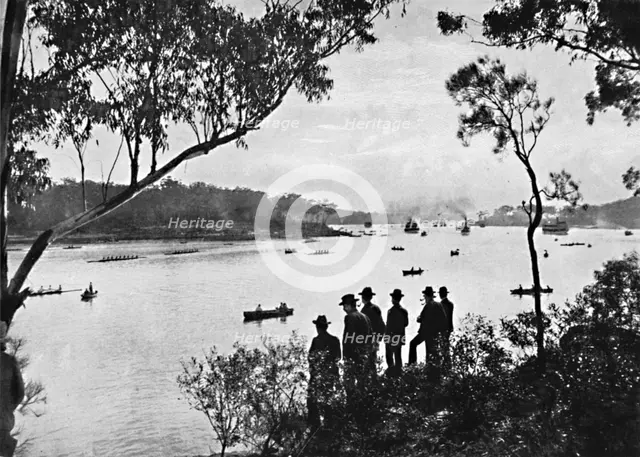 'View on the Parramatta River, c1900. Creator: Unknown.