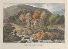 View on the River Camel, Cornwall, from "Views in Cornwall", April 12, 1812., April 12, 1812. Creator: Thomas Rowlandson