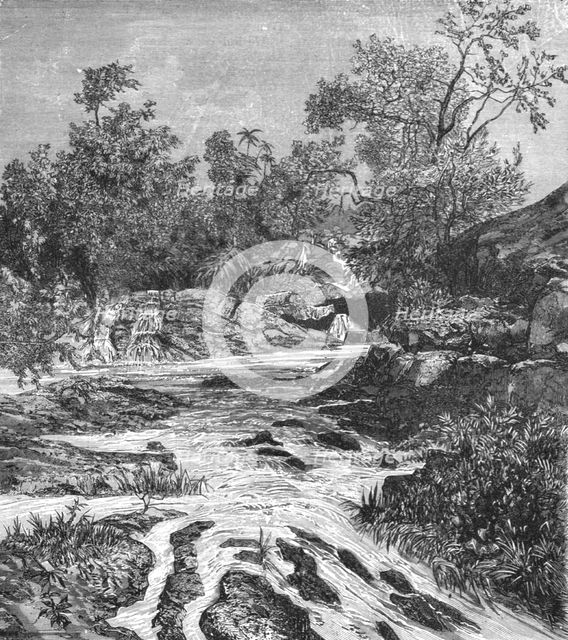 'View on the River Abal; A journey through Soudan and Western Abyssinia..., 1875. Creator: Unknown.