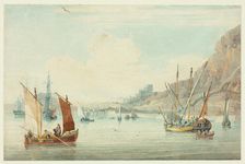 View on the Tagus, n.d. Creators: Samuel Owen, William Havell