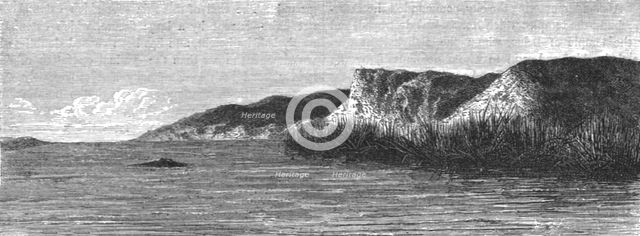 'View on the Tigris, near Djebar; Journeyings in Mesopotamia', 1875. Creator: Unknown.