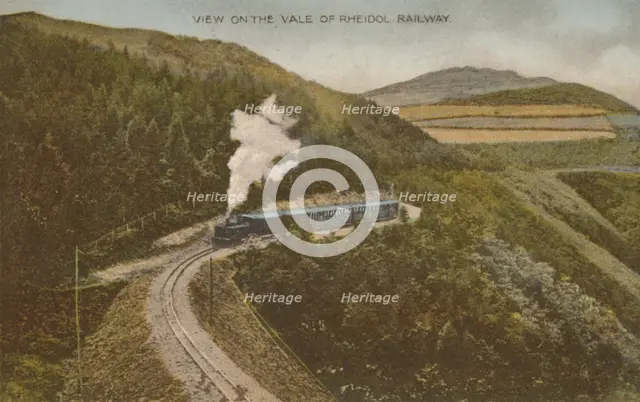 'View on the Vale of Rheidol Railway', early 20th century.  Creator: Unknown.