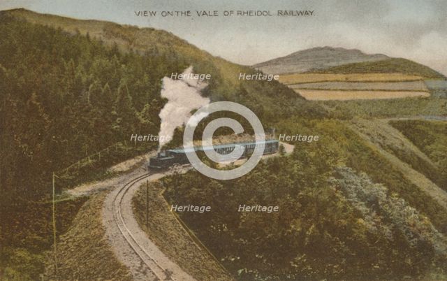 'View on the Vale of Rheidol Railway', early 20th century.  Creator: Unknown.