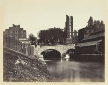 View on Canal, Near Crenshaw's Mill, Richmond, Virginia, April 1864. Creator: Alexander Gardner